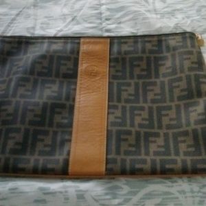Vintage Fendi clutch bag, never used 9x13.5 inches